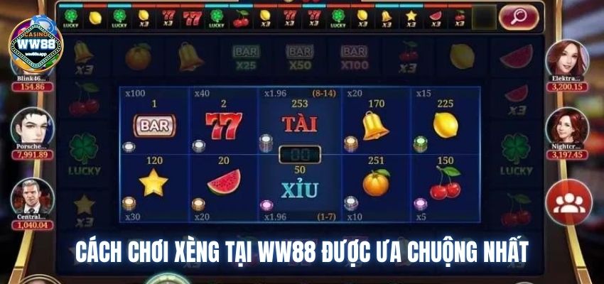 Cách chơi xèng tại WW88 được ưa chuộng nhất